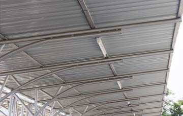 installing Bletherston metal roofing